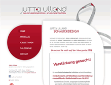 Tablet Screenshot of jutta-ulland.de